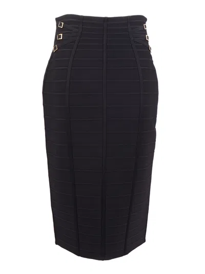Elisabetta Franchi Gonna Di Maglia In Black