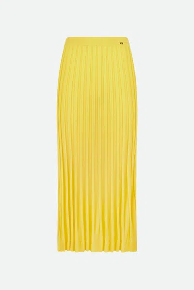 Elisabetta Franchi Gonna Gialla In Yellow