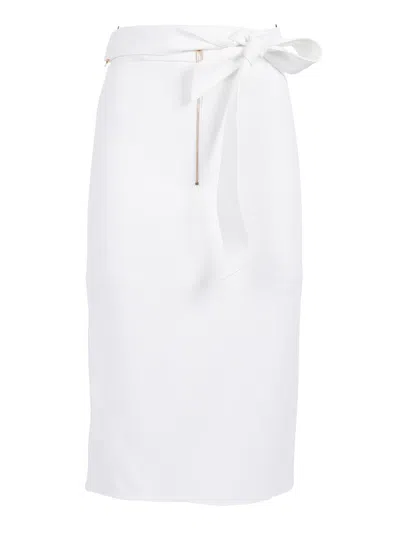 Elisabetta Franchi Gonna In White