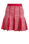 Elisabetta Franchi High-waisted Pleated Skirt In Bg1