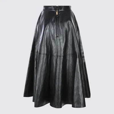 ELISABETTA FRANCHI ELISABETTA FRANCHI BLACK VISCOSE SKIRT