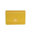 Elisabetta Franchi Groumette Chain Small Shoulder Bag In Yellow