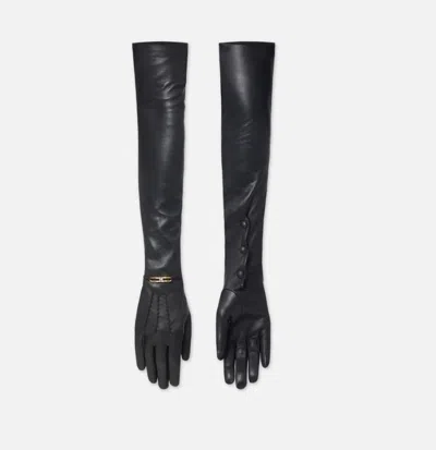 Elisabetta Franchi Guanti Lunghi In Black