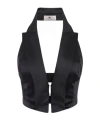 Elisabetta Franchi Halter-neck Blouse In Black