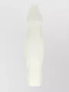 Elisabetta Franchi Halter Neck Ribbed Midi Length Dress