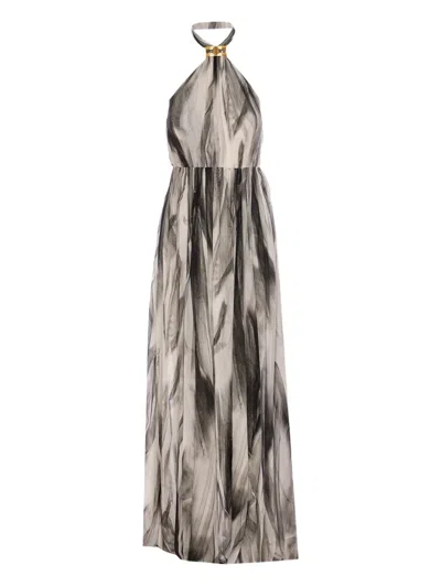 ELISABETTA FRANCHI HALTERNECK DRESS