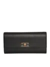 Elisabetta Franchi Black Twist-lock Fastening Detachable Chain-link Shoulder Strap In Black