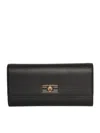 Elisabetta Franchi Black Twist-lock Fastening Detachable Chain-link Shoulder Strap In Black