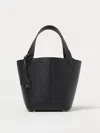 Elisabetta Franchi Small Leather Tote Bag In Black