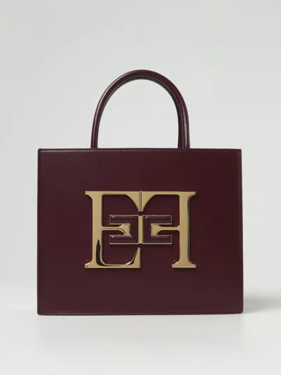 Elisabetta Franchi Handbag  Woman Color Burgundy In Burgundy