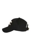 Elisabetta Franchi Black Hat With Logo In Black