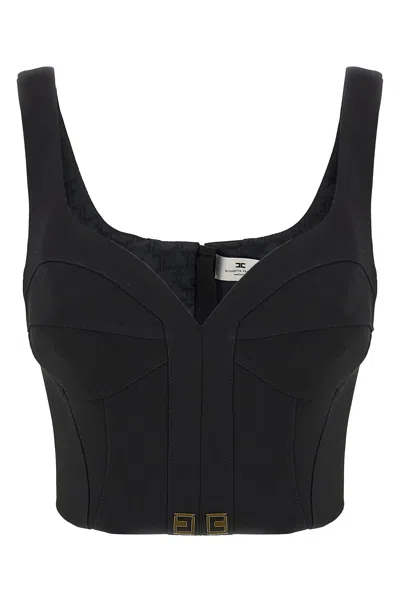 ELISABETTA FRANCHI HEART NECKLINE TOP