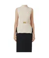 Elisabetta Franchi High-neck Sweater In Black