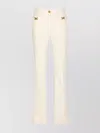 Elisabetta Franchi High Waist Flared Trousers With Bow Detail