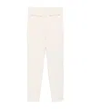 Elisabetta Franchi High-waist Trousers In White
