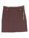 Elisabetta Franchi Versatile Skirts Collection In Brown