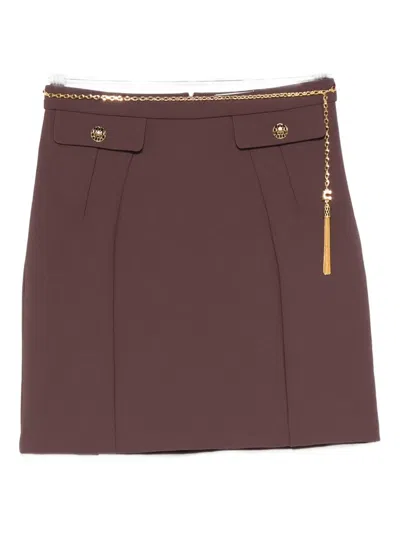 Elisabetta Franchi Versatile Skirts Collection In Brown