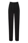Elisabetta Franchi Tapered Trousers In Black
