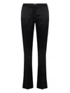 Elisabetta Franchi High-waisted Trousers In Black