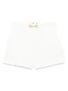 Elisabetta Franchi High-waisted Polyester Trousers In White