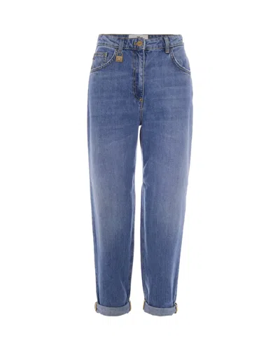 ELISABETTA FRANCHI ELISABETTA FRANCHI HIGH-WAIST STRAIGHT-LEG JEANS
