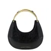 Elisabetta Franchi Hobo Small Shoulder Bag In Black