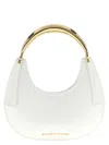 Elisabetta Franchi Logo-plaque Shoulder Bag In White
