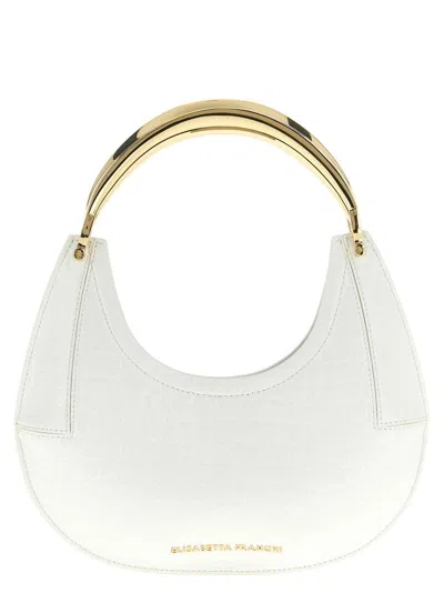 Elisabetta Franchi Hobo' Small Shoulder Bag In White