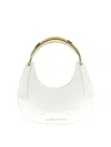 Elisabetta Franchi Logo-plaque Shoulder Bag In White