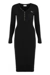 Elisabetta Franchi I Wear A Ribbed Sweater With A Pocket. In Black
