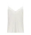 Elisabetta Franchi Ivory Beaded Top