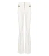 Elisabetta Franchi Ivory Cotton Jeans