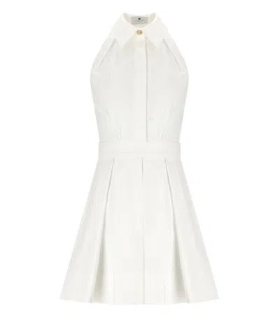ELISABETTA FRANCHI ELISABETTA FRANCHI IVORY MINI DRESS