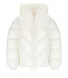 Elisabetta Franchi Oversized Down Jacket In White