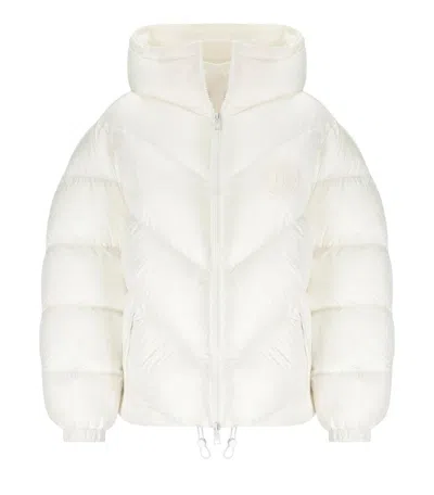 ELISABETTA FRANCHI ELISABETTA FRANCHI IVORY PADDED JACKET