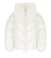 Elisabetta Franchi Oversized Down Jacket In White