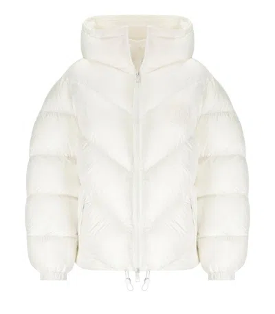 ELISABETTA FRANCHI ELISABETTA FRANCHI IVORY PADDED JACKET