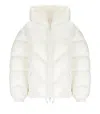 Elisabetta Franchi Woman Puffer White Size 6 Polyamide In Multi