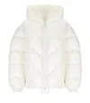 Elisabetta Franchi Oversized Down Jacket In White