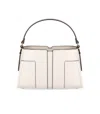 Elisabetta Franchi Ivory Small Handbag In Multi