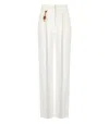 Elisabetta Franchi High-waisted Trousers Wide-leg Design Front Pleats
