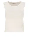 Elisabetta Franchi Viscose Sweater In Neutrals