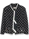 Elisabetta Franchi Printed Crepe Jacket