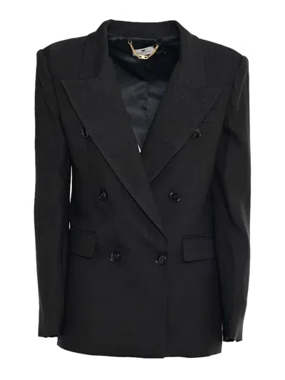 Elisabetta Franchi Jacket In Black