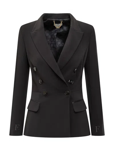 Elisabetta Franchi Jacket In Black
