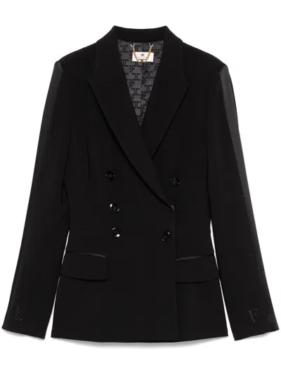 Elisabetta Franchi Jacket In Black  