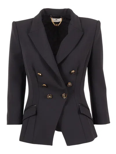 Elisabetta Franchi Jacket In Black
