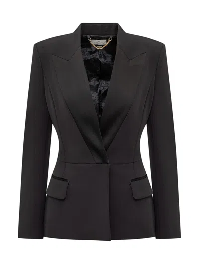 Elisabetta Franchi Jacket In Black