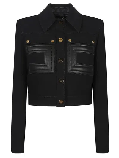 Elisabetta Franchi Jacket In Black