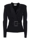 Elisabetta Franchi Jacket In Black